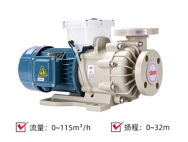 (PPH/PVDF/CFRETFE)耐酸碱离心泵